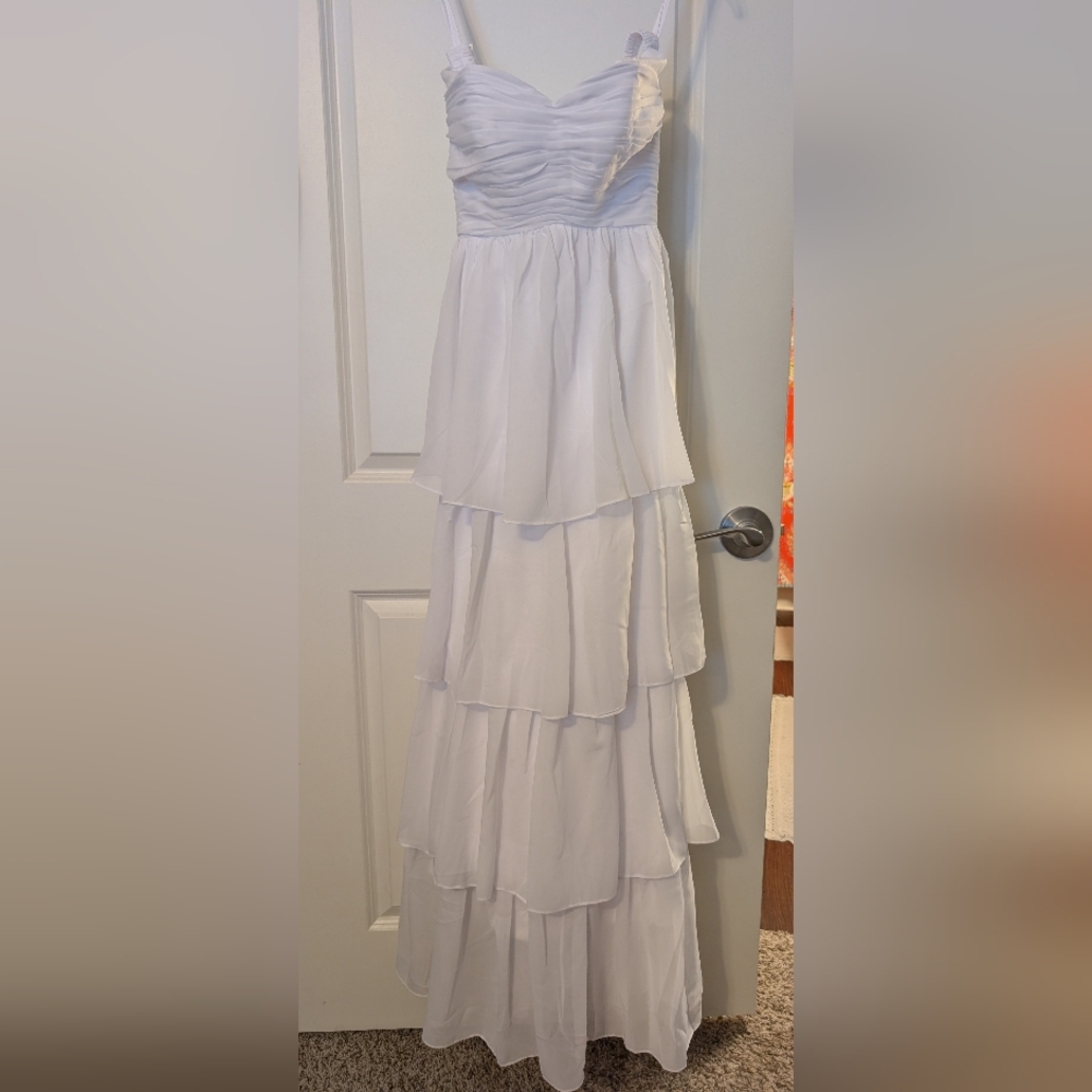 White Strapless Dress